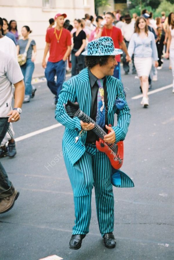 Man at Nottinghill Carnival, London, UK